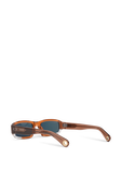 משקפי שמש לס לונטס בגווני חום וכתום JACQUEMUS