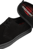 נעלי סניקרס שחורות מזמש FRED PERRY