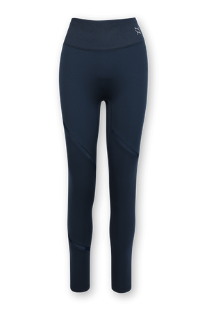 Exhale Mesh Curve Training Leggings in Blue PUMA