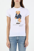 תמונת דוגמן קידמית של Polo Bear T-Shirt in White