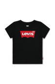 גילאי 12-24 חודשים חולצת טי בשחור עם לוגו LEVI`S KIDS
