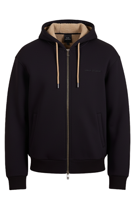 סווטשירט קפוצ'ון פליז ARMANI EXCHANGE