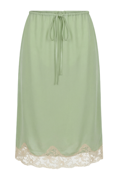 חצאית מידי תחרה SAINT LAURENT