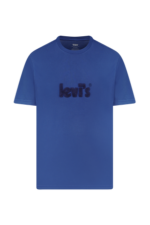 חולצת לוגו פאץ' כחולה LEVI`S