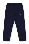 גילאי 2-5 מכנסי ג'וג כחולים עם לוגו רקום KENZO KIDS