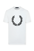 חולצת טי עם הדפס לוגו FRED PERRY