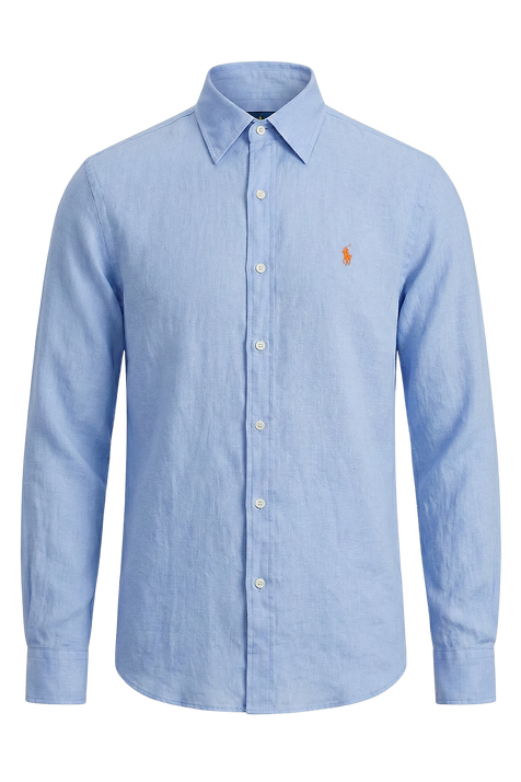 חולצה מכופתרת פשתן POLO RALPH LAUREN