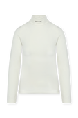 חולצת גולף ממותגת בלבן CALVIN KLEIN
