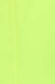תמונה אחורית של בגד גוף עם פתחי קאטאאוט בצבע ירוק ניאון