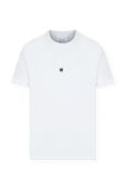 חולצת טי לבנה עם לוגו GIVENCHY