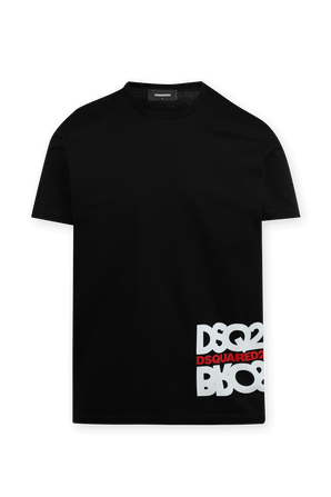 Black T-Shirt With Logo DSQUARED2