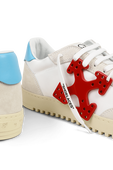 נעלי סניקרס מקאנו 5.0 בז' ואדום OFF WHITE