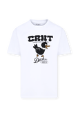 חולצת טי לבנה עם פרינט ברווז ממותג CARHARTT WIP