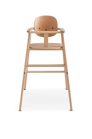 כיסא מתכוונן לתינוק בעל שלושה שלבים מעץ אלון מלא NOBODINOZ