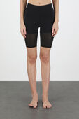 תמונת דוגמן קידמית של High - Waist Lavish Shorts in Black