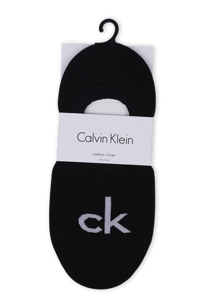 זוג גרבי סניקרס שחורים עם לוגו אפור CALVIN KLEIN