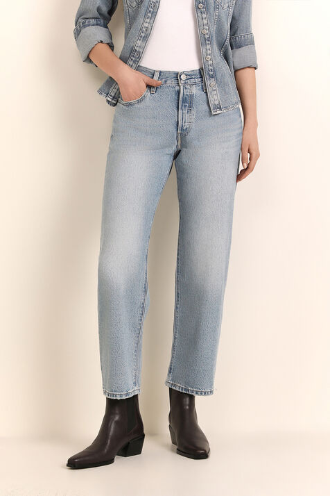 מכנסי ג'ינס 501 90S בגזרה ישרה LEVI`S