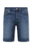 מכנסי ג`ינס קצרים כחולים TOMMY HILFIGER