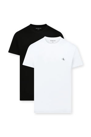 מארז של שתי חולצות טי בשחור ולבן CALVIN KLEIN
