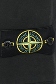 מכנסיים קצרים עם לוגו צידי בגוון שחור STONE ISLAND