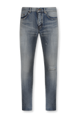 תמונה קידמית של Low Rise Skinny Jeans in Light Blue