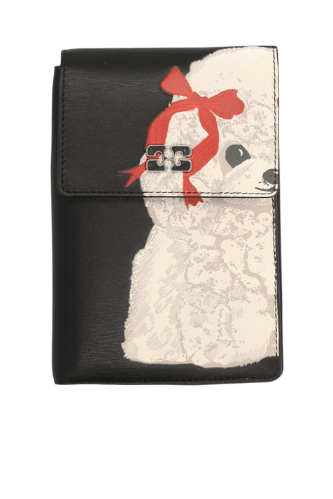 ארנק עור GANNI