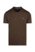 Crewneck T-Shirt in Brown POLO RALPH LAUREN