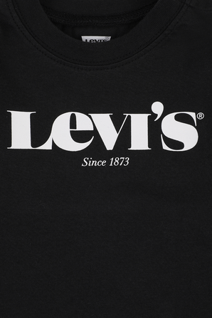 גילאי 3-9 חודשים חולצה ארוכה שחורה ליווייס LEVI`S KIDS