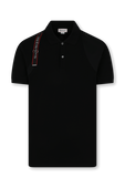 חולצת פולו עם רצועת לוגוטייפ ALEXANDER MCQUEEN