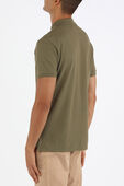 Short Sleeve Knit Polo Shirt in Olive Green POLO RALPH LAUREN