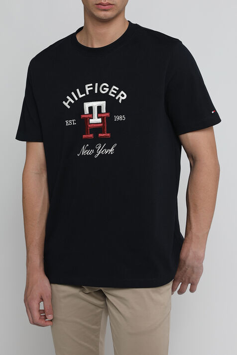 חולצת טי מכותנה TOMMY HILFIGER