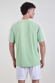 תמונת דוגמן אחורית של Mesh Panelled Tennis Shirt
