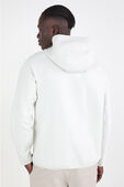 תמונת דוגמן אחורית של Textured Spacer Pullover Hoodie