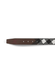 Louis Check Belt in Brown BURBERRY
