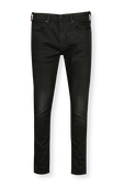 512 Slim Taper Fit Jeans in Black LEVI`S