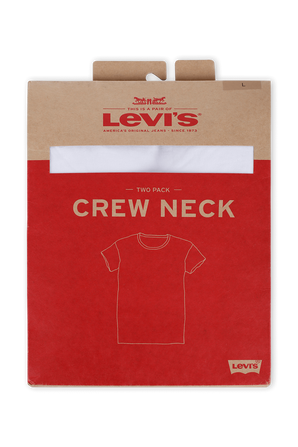 2 Pack Crew Tee in White LEVI`S