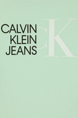 גילאי 4-16 חולצת לוגו משולב בגוון מנטה CALVIN KLEIN