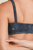 תמונת תקריב דוגמן של Everlux Denim Print Sweetheart Bra