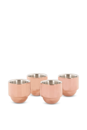 סט ארבע כוסות אספרסו בצבע ברונזה TOM DIXON