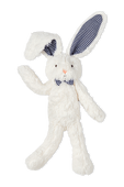 בובת ארנב בלבן עם אוזניים כחולות PETIT BATEAU