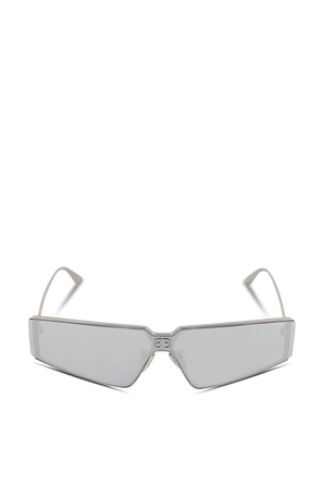משקפי שמש שילד 2.0 ממתכת עם לוגו מונוגרמי BALENCIAGA