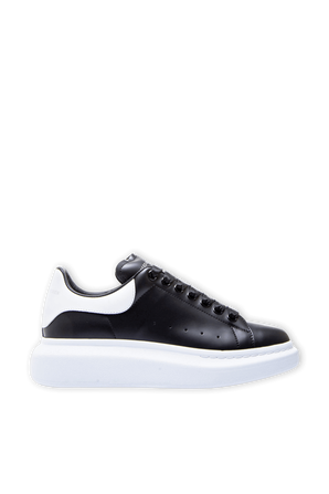 Exaggerated-Sole Leather Sneakers ALEXANDER MCQUEEN