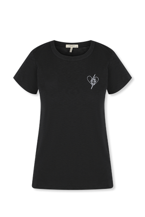 Broken Heart Tee in Black