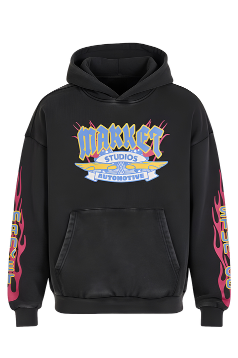 סווטשירט קפוצ'ון MARKET