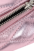 תמונת פנים של תיק ברלינגו בגודל קטן בגוון ורוד מבריק