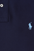 תמונה אחורית של Slim Fit Polo Shirt in Newport Navy