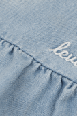 גילאי 2-4 גופיית ג'ינס עם מלמלה בגוון בהיר LEVI`S KIDS