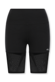 תמונה קידמית של High - Waist Lavish Shorts in Black