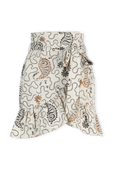 חצאית מיני מעטפה עם הדפס פייזלי ISABEL MARANT
