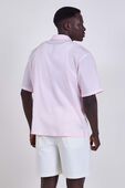 תמונת דוגמן אחורית של Lightweight Camp Collar Button-Up Shirt